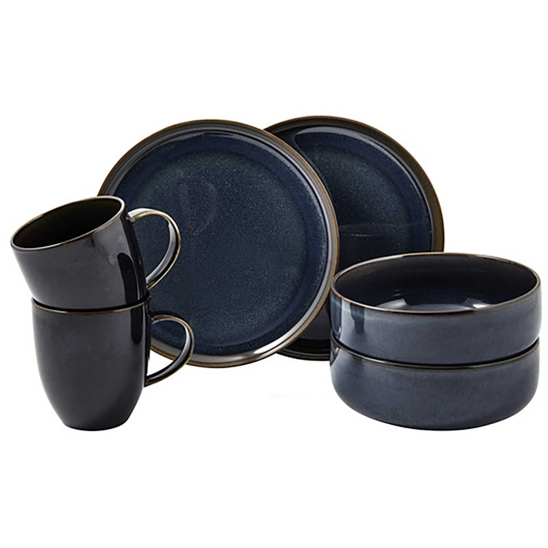 Crafted Denim Frokostsett 6 Deler
