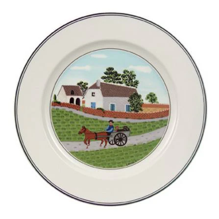 Villeroy & Boch Design Naif Salladstallrik Farmer 21 Cm -  Asjetter Porselen Hvit - 1023372642