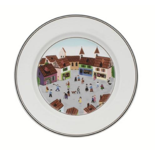 Villeroy & Boch Design Naif Salladstallrik Village 21 Cm -  Asjetter Porselen Hvit - 1023372645