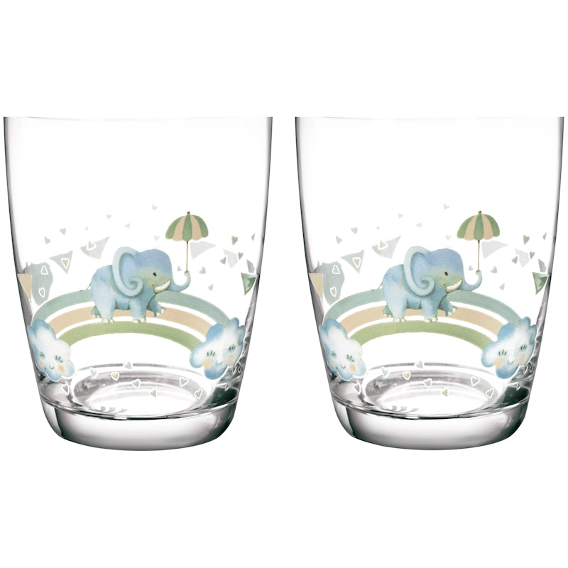 Drikkeglass 2-pk, Walk Like An Elephant
