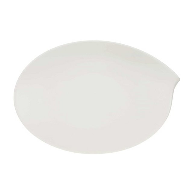 Villeroy & Boch Flow Ovalt Oppleggingsfat 36 Cm -  Serveringsfat Porselen Hvit - 1034202960