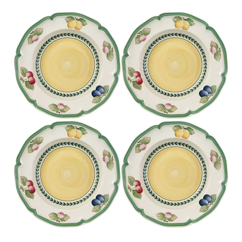 French Garden Fleurence Dyp Tallerken 23 cm 4-pk