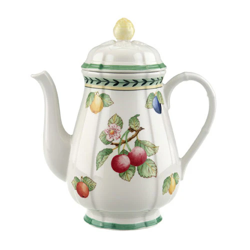 Villeroy & Boch French Garden Fleurence Kaffekanne 6 Pers 1,25 L - Kaffekanner Porselen Hvit - 1022810100