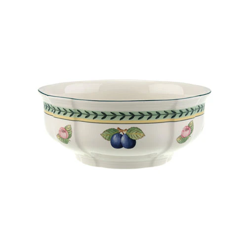 Villeroy & Boch French Garden Fleurence Salatsk&aring;l 21 Cm -  Serveringssk&aring;ler Porselen Hvit - 1022813170