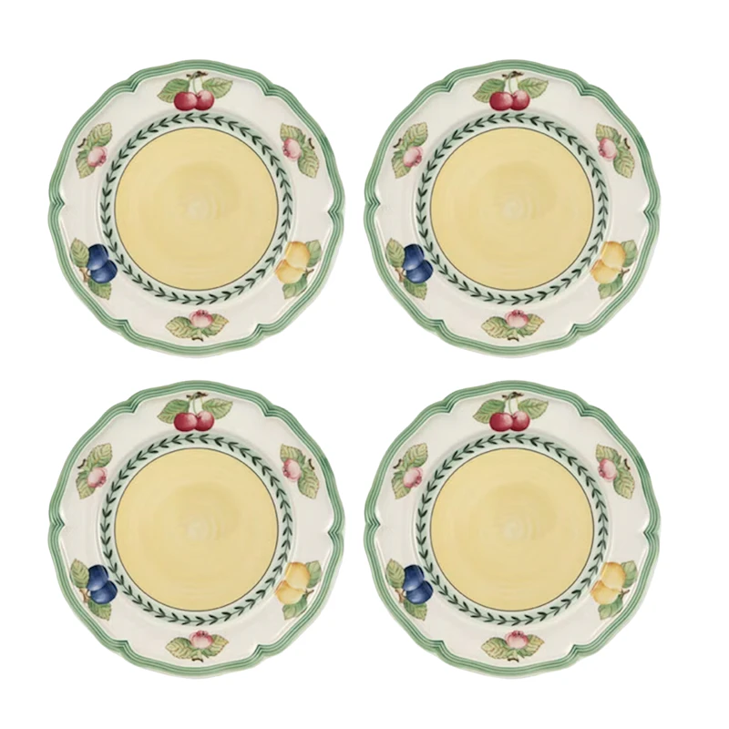 French Garden Fleurence Sidetallerken 21 cm 4-pk