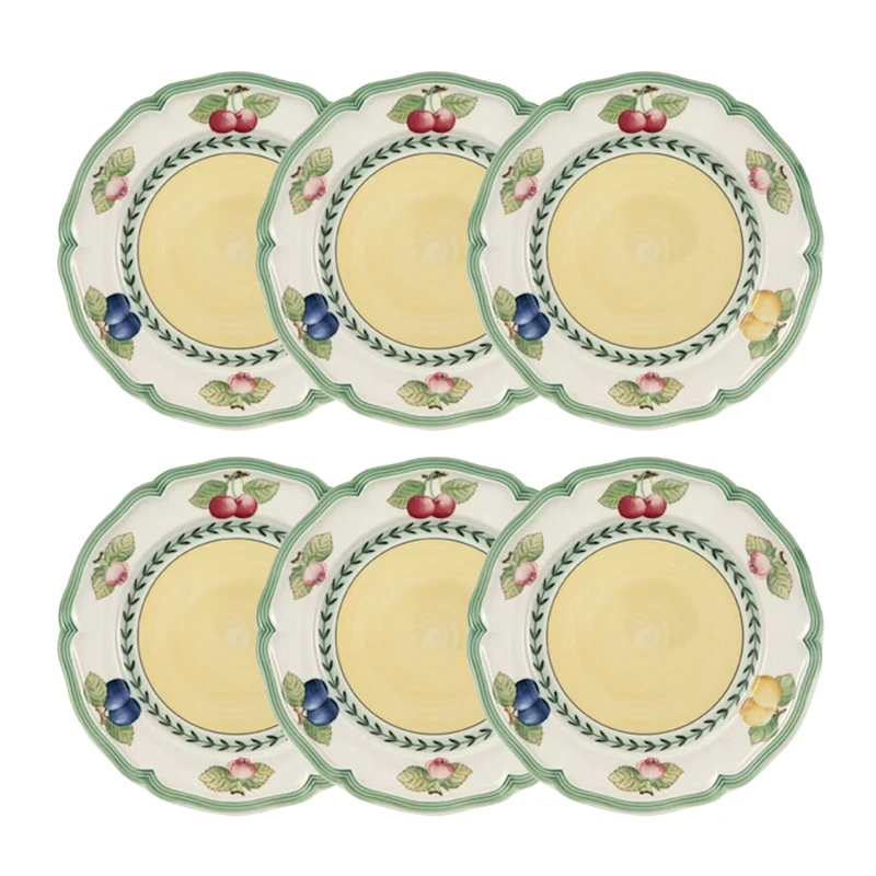 French Garden Fleurence Sidetallerken 21 cm 6-pk
