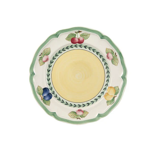 Villeroy & Boch French Garden Fleurence Salattallerken 21 Cm -  Asjetter Porselen Gr&oslash;nn - 1022812640