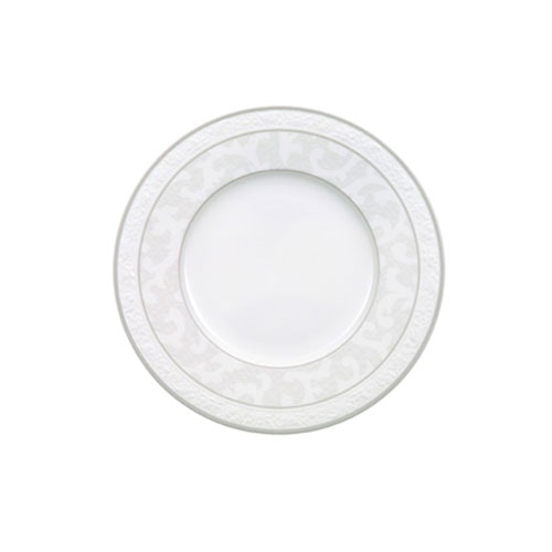 Villeroy & Boch Gray Pearl Br&oslash;d- & Sm&oslash;rtallerken 18 Cm -  Asjetter Porselen Hvit - 1043922660