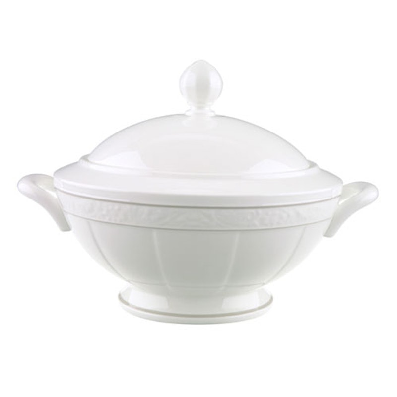 Gray Pearl Rund Suppeterrin, 2,8 L