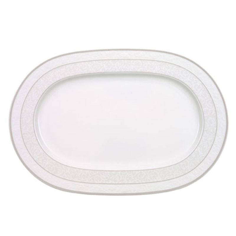 Gray Pearl Serveringsfat Oval (3), 35cm