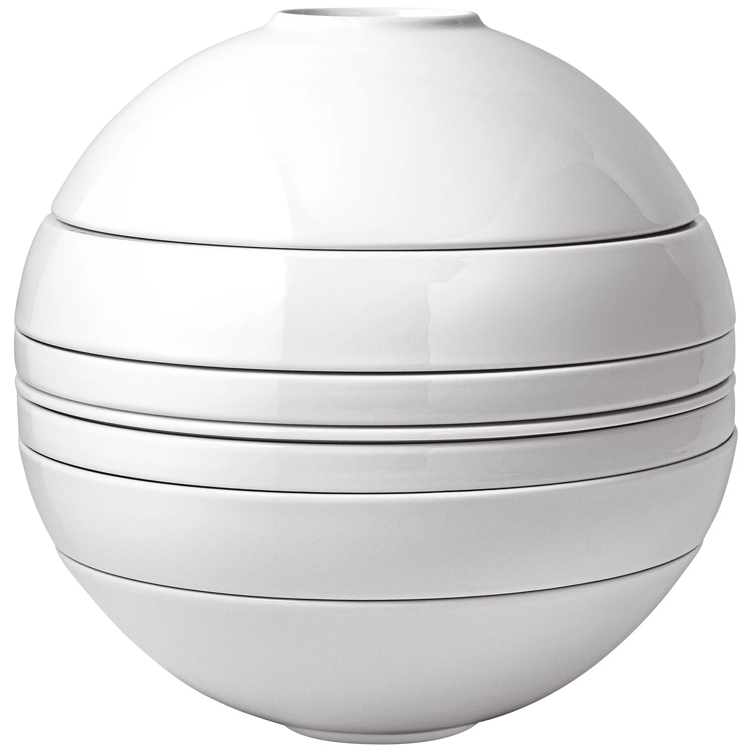 Villeroy & Boch Iconic La Boule Serveringssett 7 Deler  -  Serviser & Startsett Porselen Hvit - 1016659080