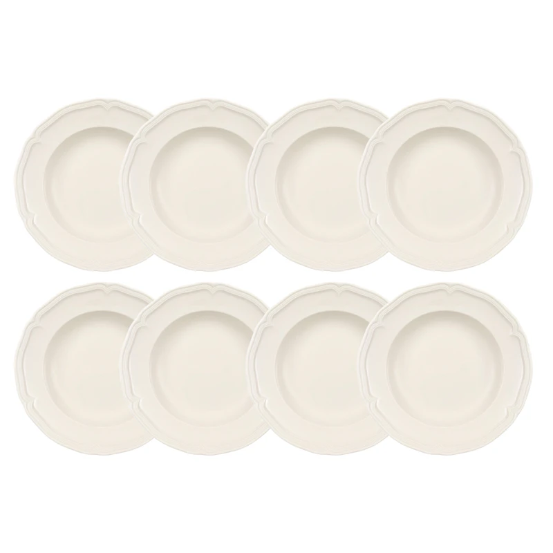 Manoir Dyp Tallerken 23 cm 8-pk