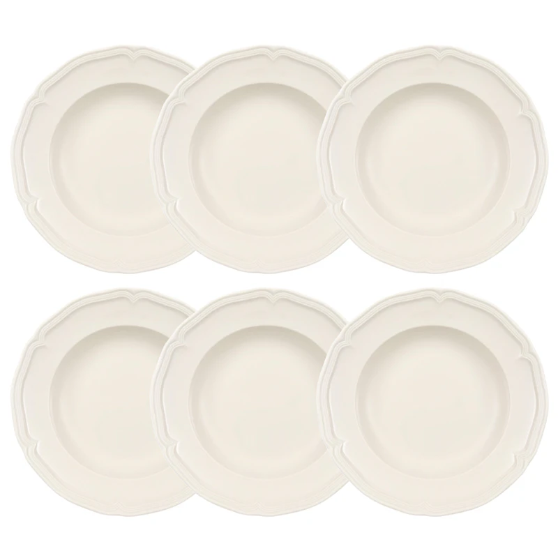 Manoir Dyp Tallerken 23 cm 6-pk