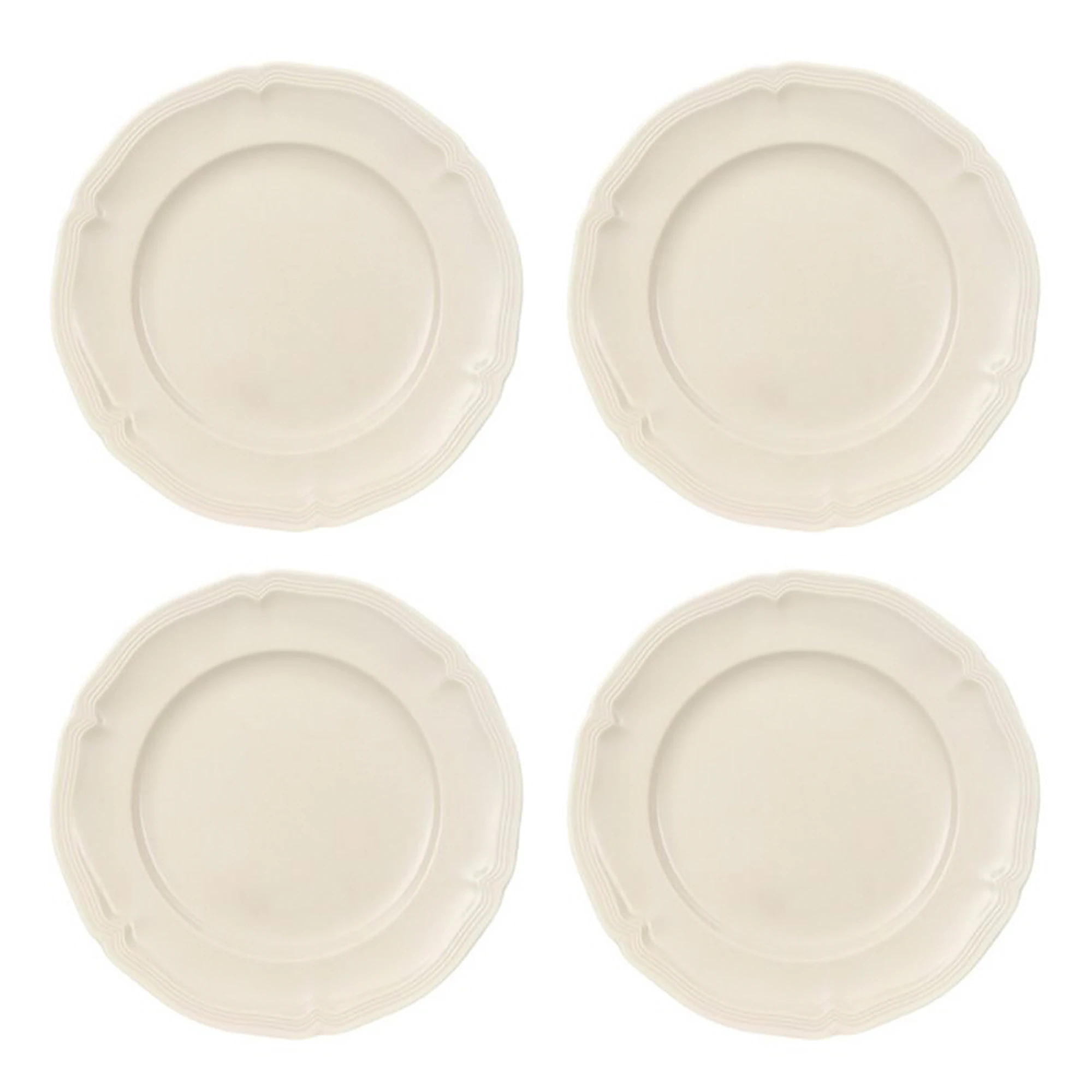 Villeroy & Boch Manoir Sidetallerken 17 Cm 4-pk - Asjetter Porselen Hvit - 1023962660X4