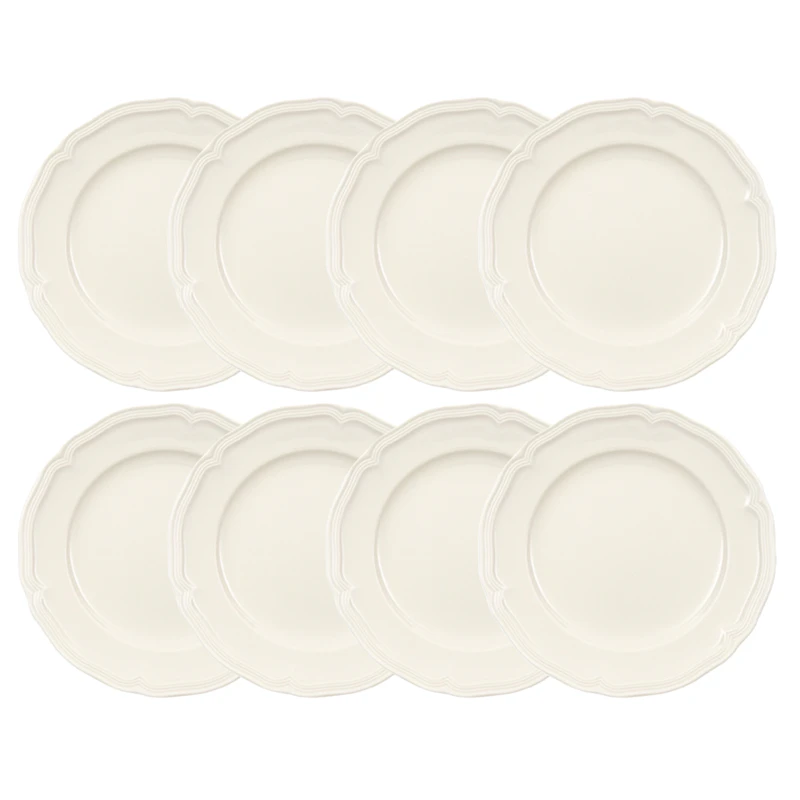 Manoir Sidetallerken 21 cm 8-pk