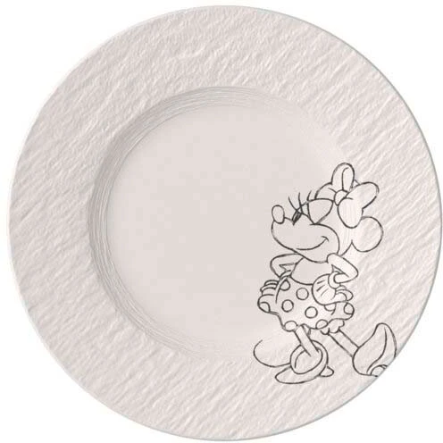 Villeroy & Boch Manufacture Rock Mickey Mouse Frokosttallerken  -  Asjetter Porselen Hvit - 1047202640