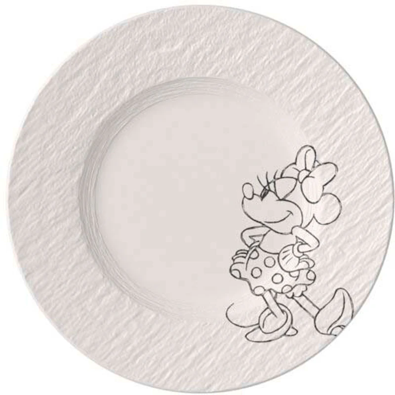 Manufacture Rock Mickey Mouse Frokosttallerken, Hvit