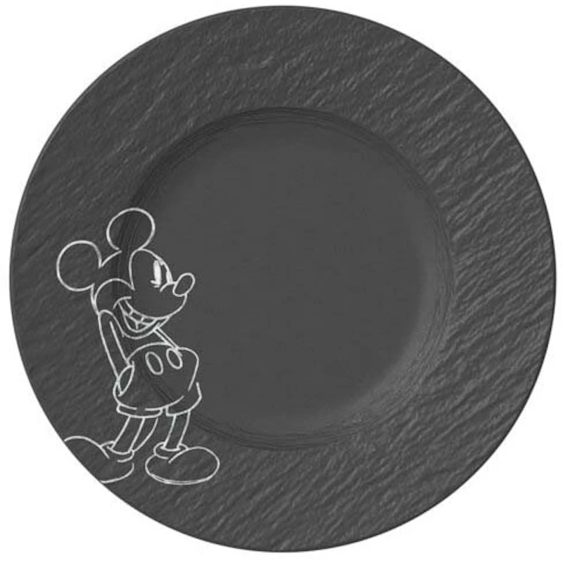 Manufacture Rock Mickey Mouse Frokosttallerken, Sort