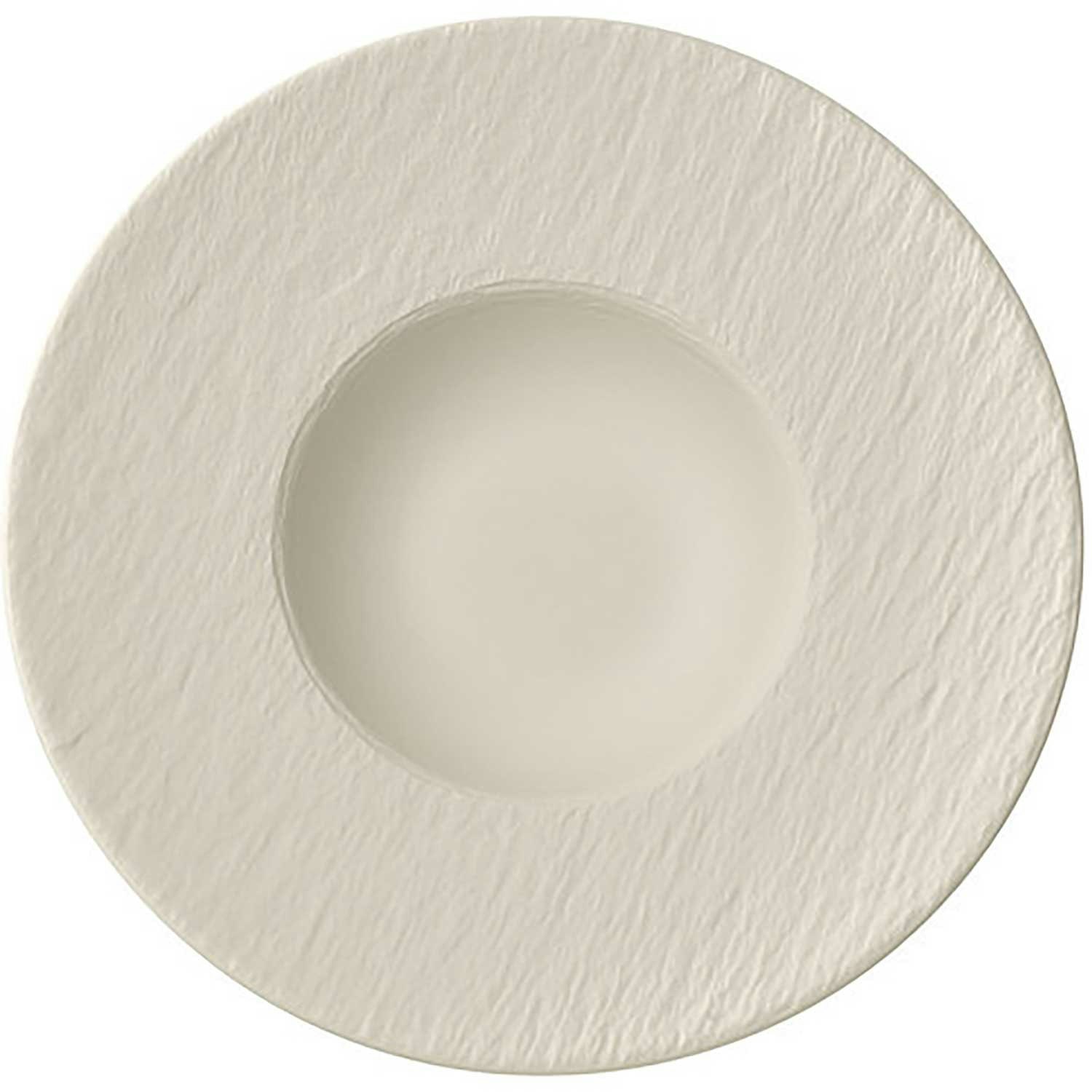 Villeroy & Boch Manufacture Rock Blanc Pastatallerken 28 Cm -  Dype tallerkener Porselen Hvit - 10-4240-2790
