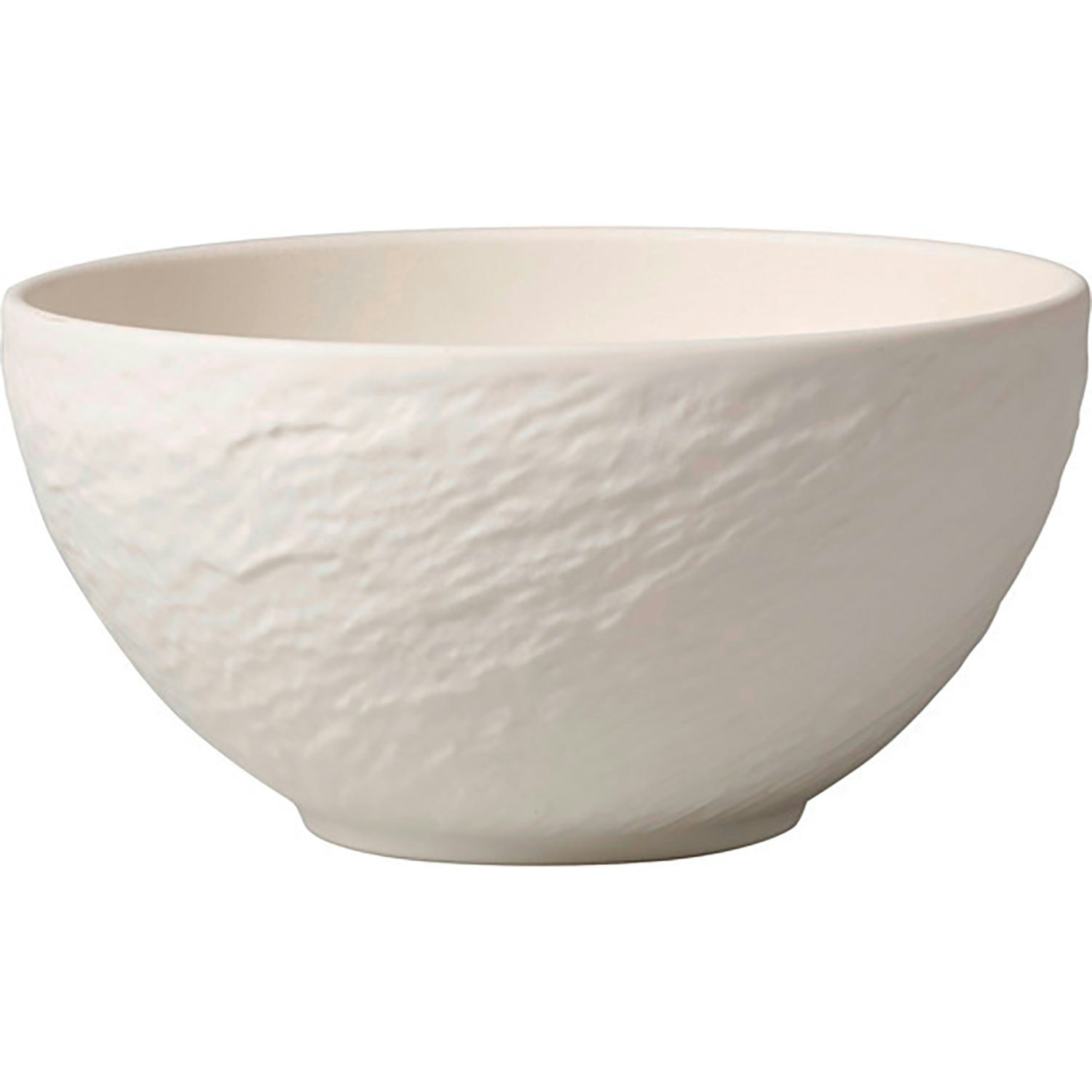 Villeroy & Boch Manufacture Rock Blanc Sk&aring;l 14 Cm -  Fruktsk&aring;ler Porselen Hvit - 10-4240-1900