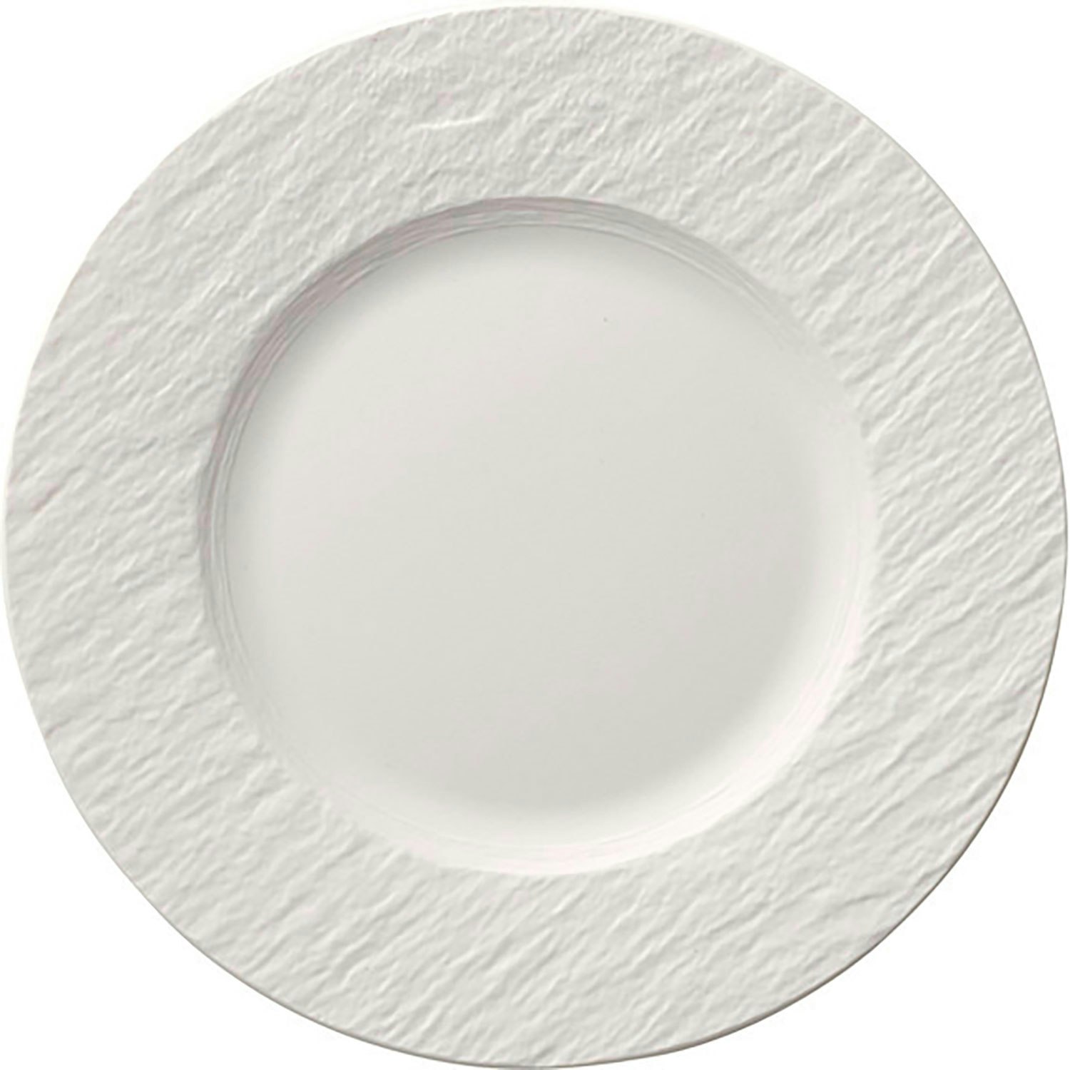Villeroy & Boch Manufacture Rock Blanc Tallerken 22 Cm -  Asjetter Porselen Hvit - 10-4240-2640