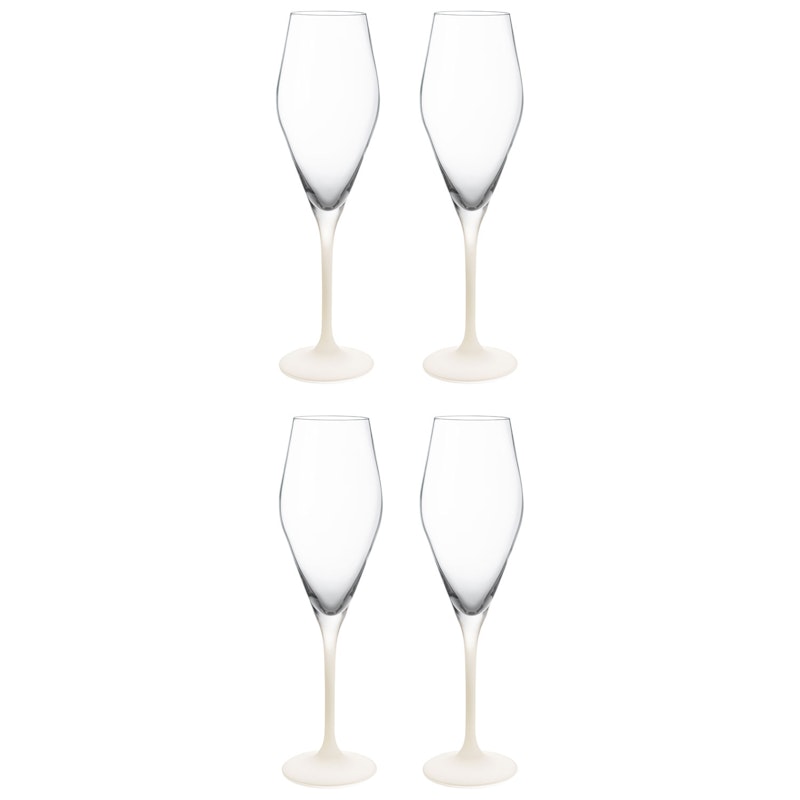 Manufacture Rock Champagneglass 26 cl 4-pk, Hvit