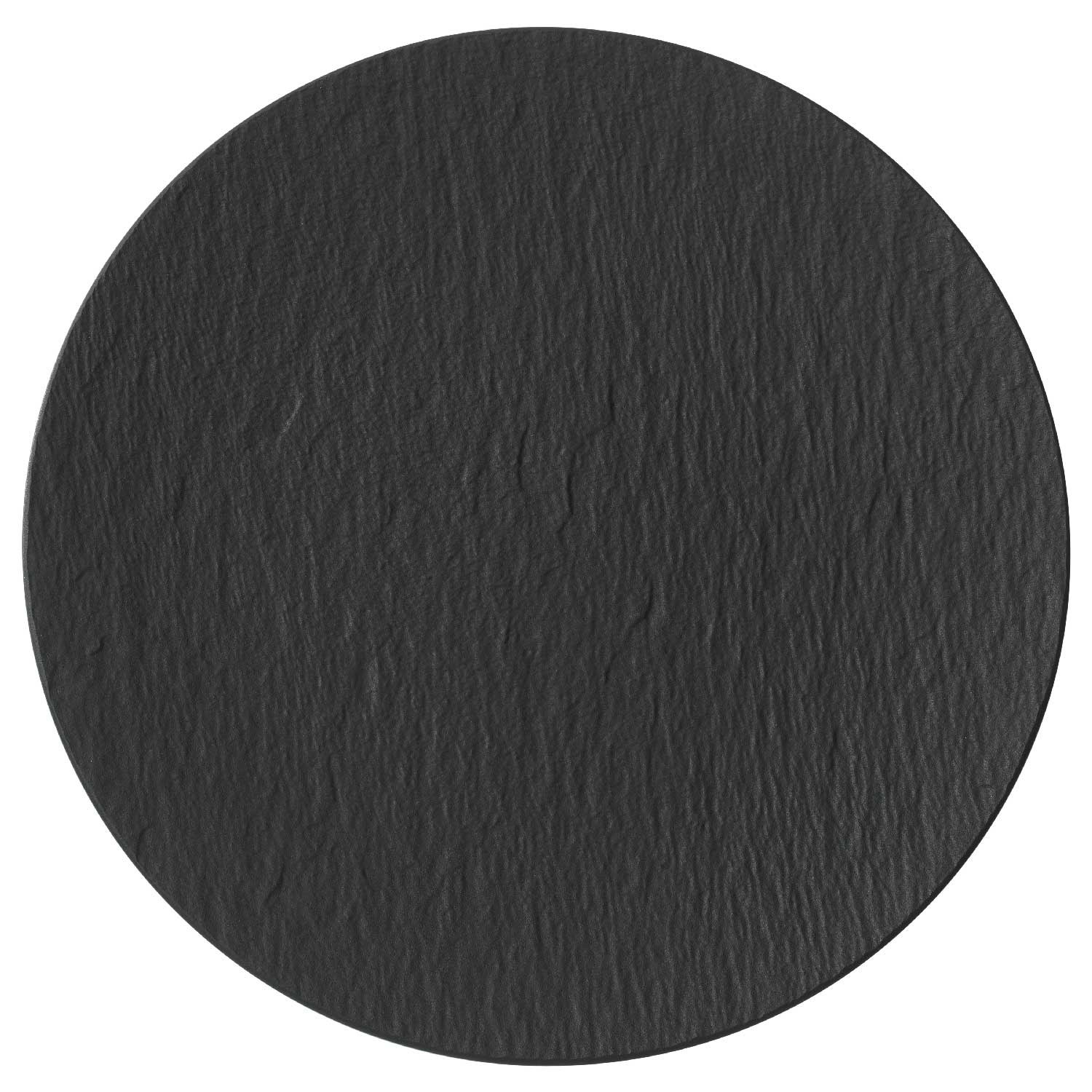 Villeroy & Boch Manufacture Rock Gourmet Tallerken 31,5 Cm -  Tallerkener Porselen Sort - 10-4239-2590