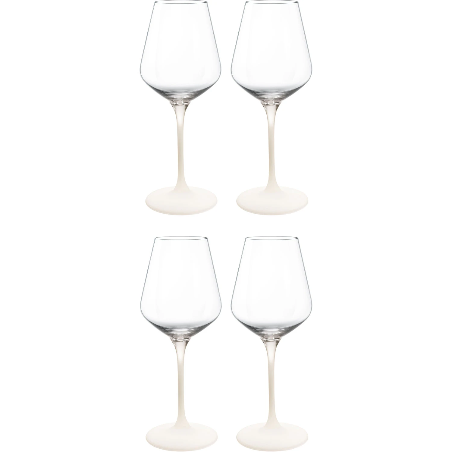 Villeroy & Boch Manufacture Rock Vinsglass 38 Cl 4-pk  -  Vinglass Krystall Hvit - 1137998120