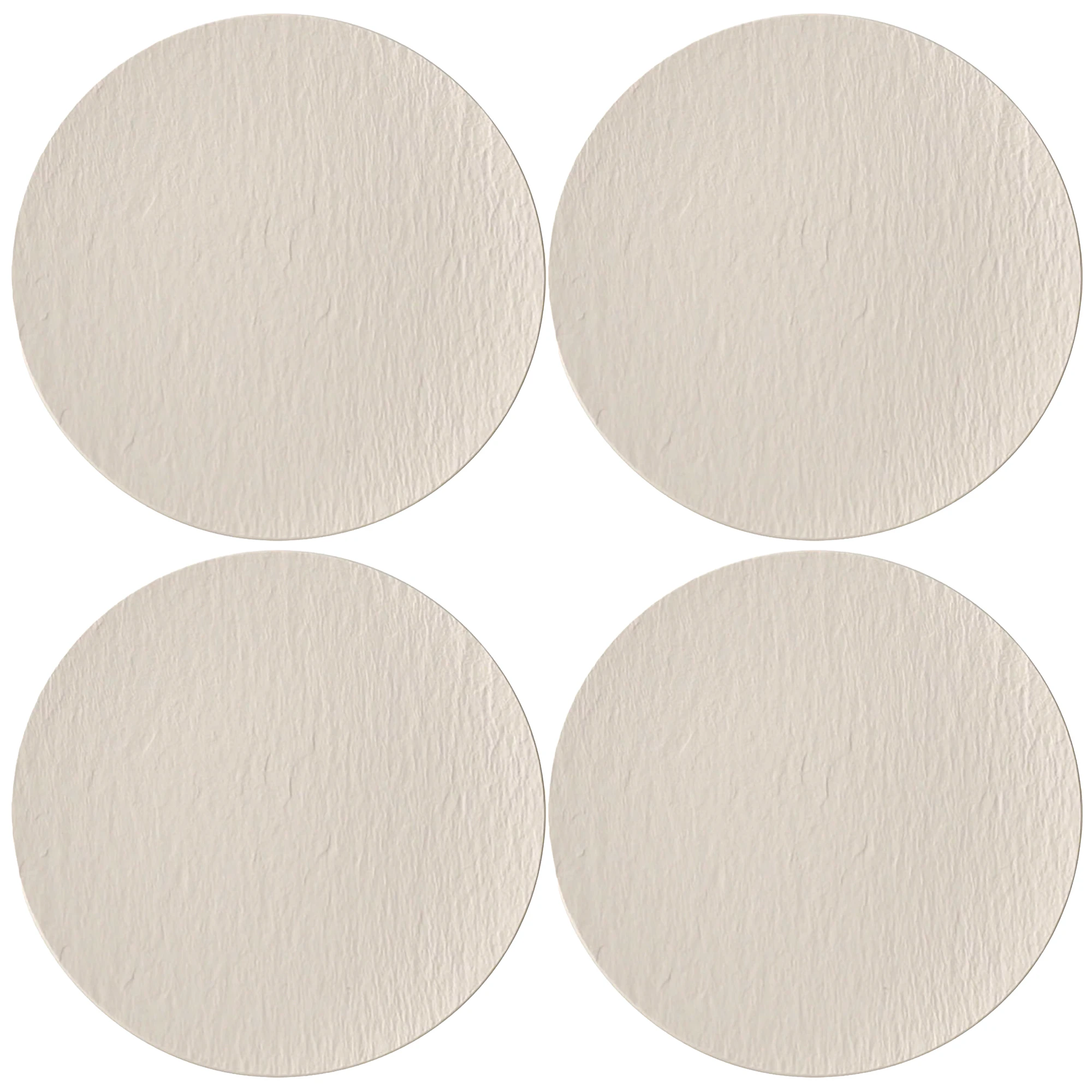 Villeroy & Boch Manufacture Rock Pizzatallerken 31,5 Cm 4-pk - Tallerkener Porselen Hvit - 10-4240-2590X4