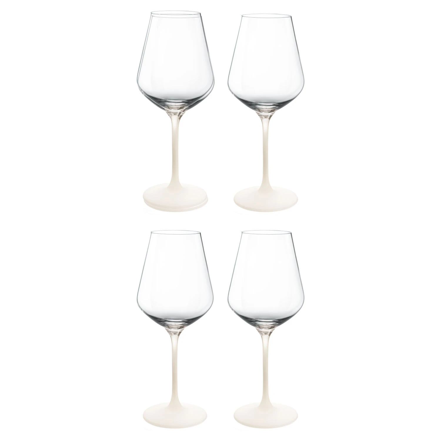 Villeroy & Boch Manufacture Rock R&oslash;dvinsglass 47 Cl 4-pk  -  Vinglass Krystall Hvit - 1137998110