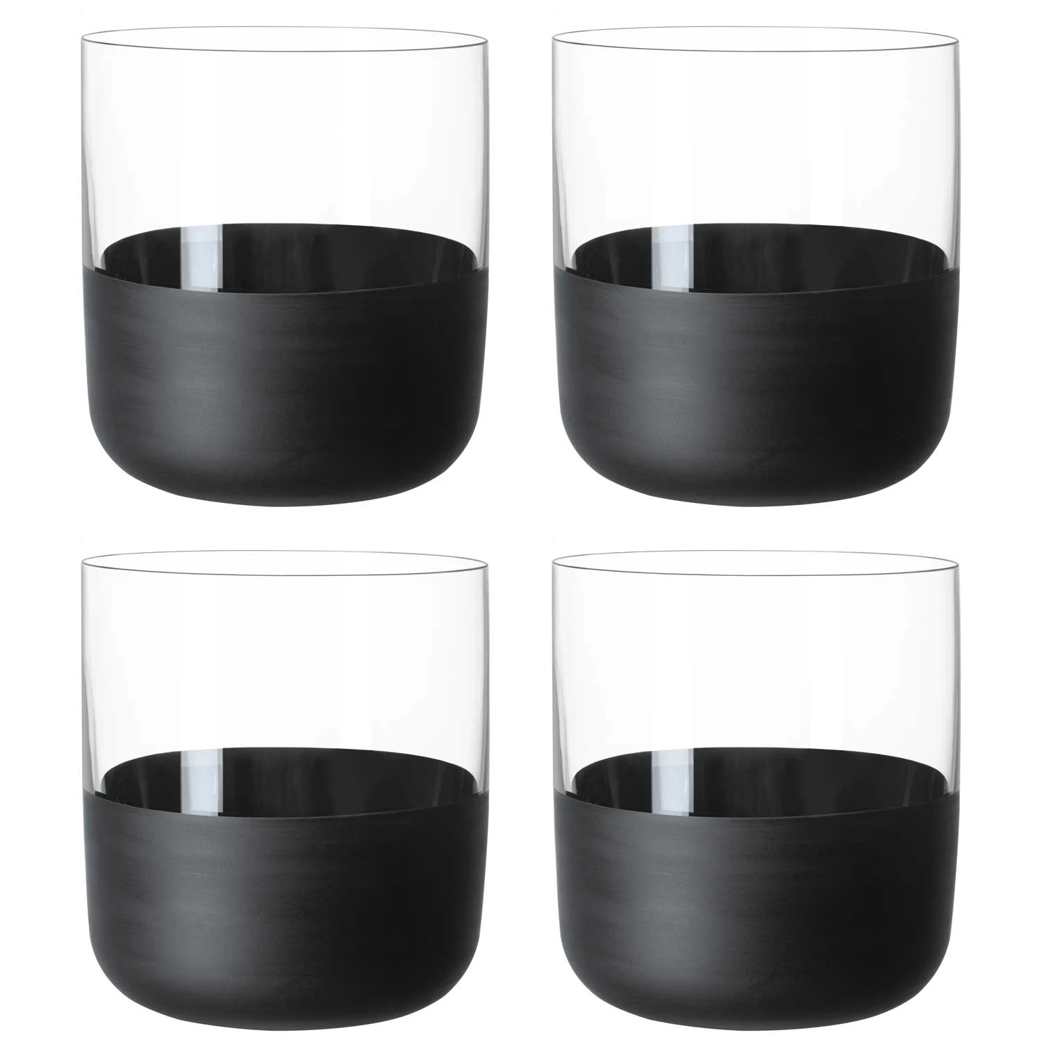 Villeroy & Boch Manufacture Rock Shotglass 4 Cl 4-pk  -  Snapsglass & Avecglass Krystall Sort - 1137988240