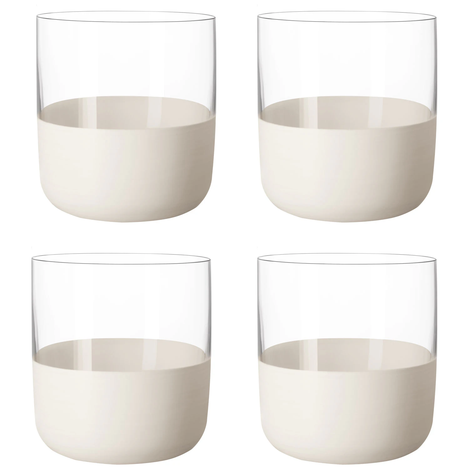 Villeroy & Boch Manufacture Rock Shotglass 4 Cl 4-pk  -  Snapsglass & Avecglass Krystall Hvit - 1137998240