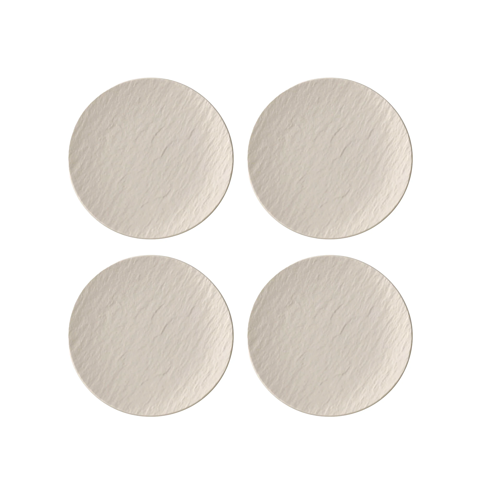 Villeroy & Boch Manufacture Rock Sidetallerken 15,5 Cm 4-pk - Asjetter Porselen Hvit - 10-4240-2660X4