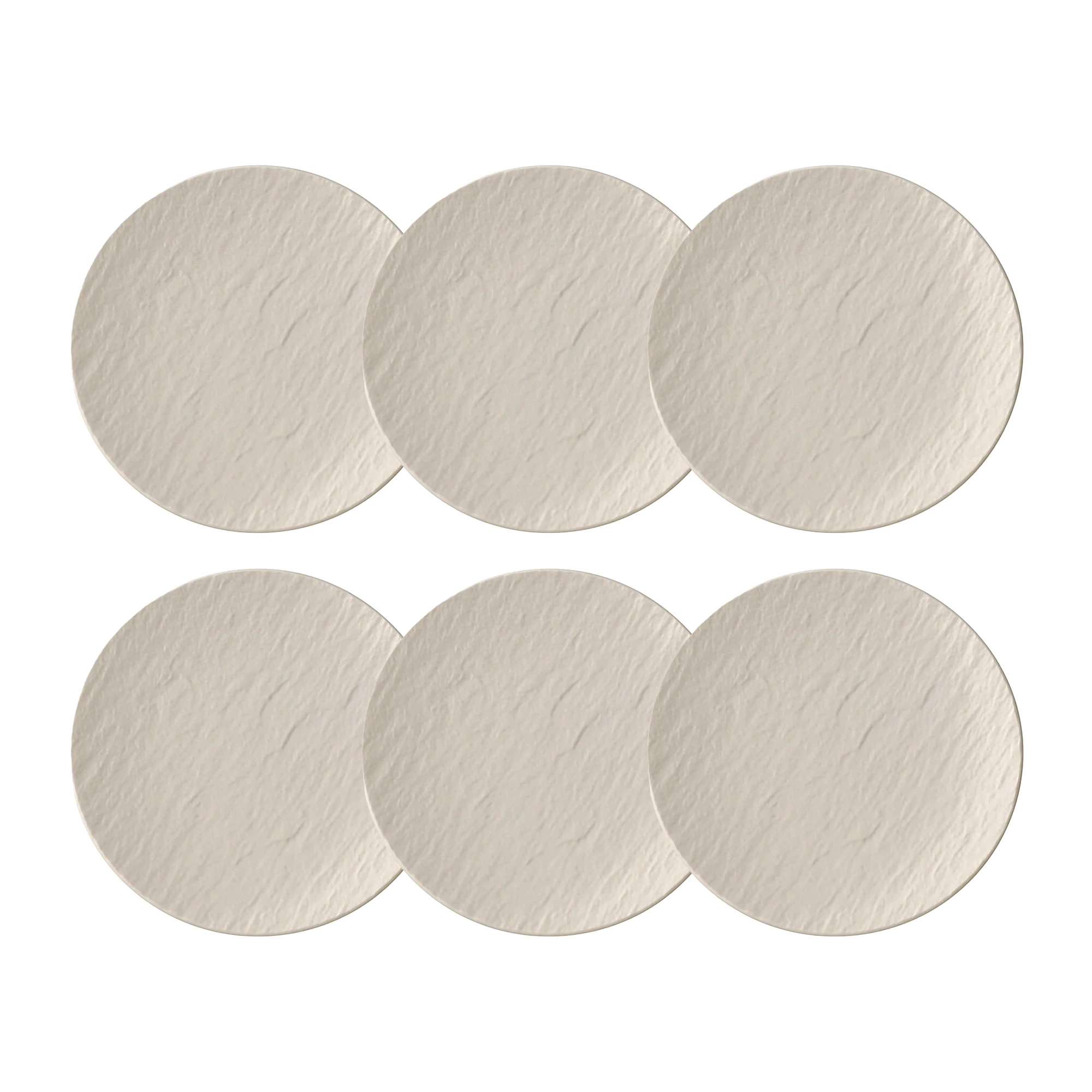 Villeroy & Boch Manufacture Rock Sidetallerken 15,5 Cm 6-pk - Asjetter Porselen Hvit - 10-4240-2660X6