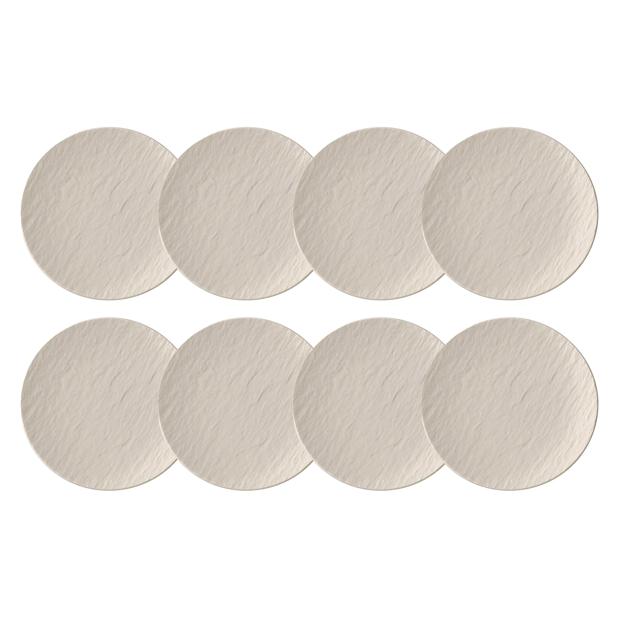 Villeroy & Boch Manufacture Rock Sidetallerken 15,5 Cm 8-pk - Asjetter Porselen Hvit - 10-4240-2660X8