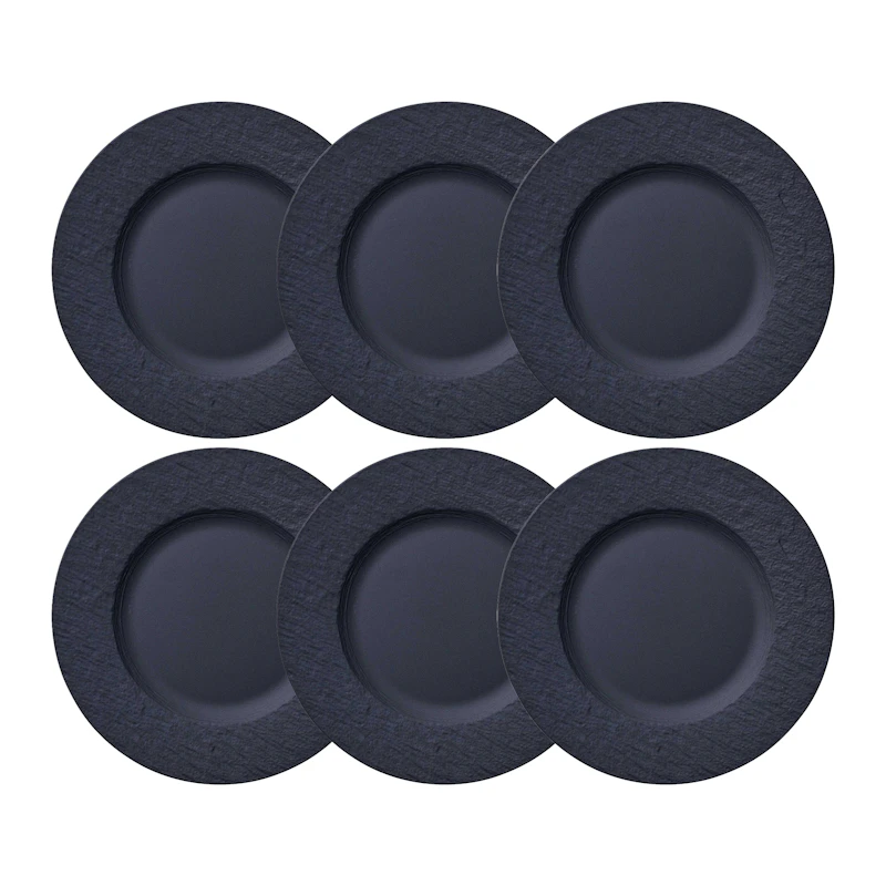 Manufacture Rock Sidetallerken 22 cm 6-pk