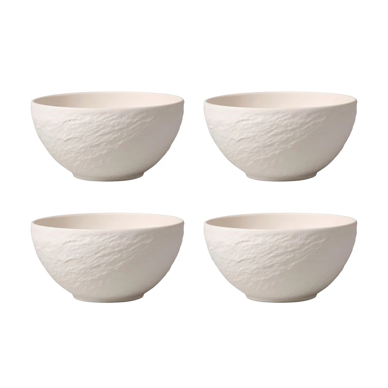 Manufacture Rock Skål 14 cm 4-pk, Hvit
