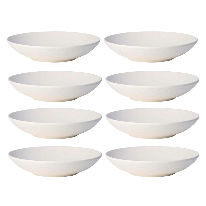 Manufacture Rock Skål 24 cm 8-pk, Hvit