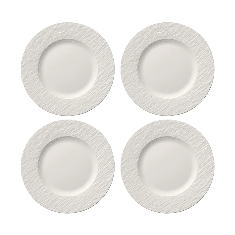 Manufacture Rock Tallerken 22 cm 4-pk, Hvit