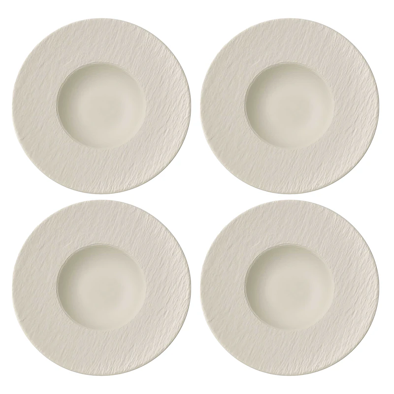 Manufacture Rock Tallerken 28 cm 4-pk, Hvit