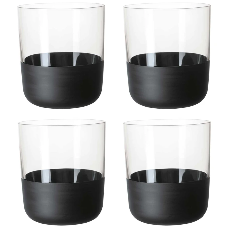 Manufacture Rock Tumblerglass 25 cl 4-pk, Sort