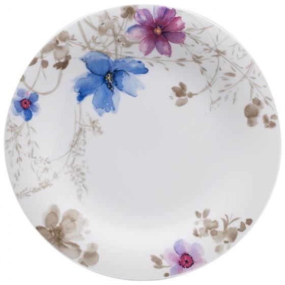 Villeroy & Boch Mariefleur Gr&aring; Basic Tallerken 27 Cm -  Tallerkener Porselen Hvit - 1041042620