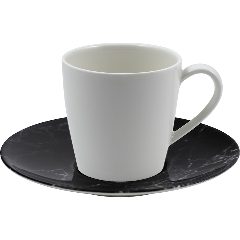 Marmory Kaffekopp med Tallerken