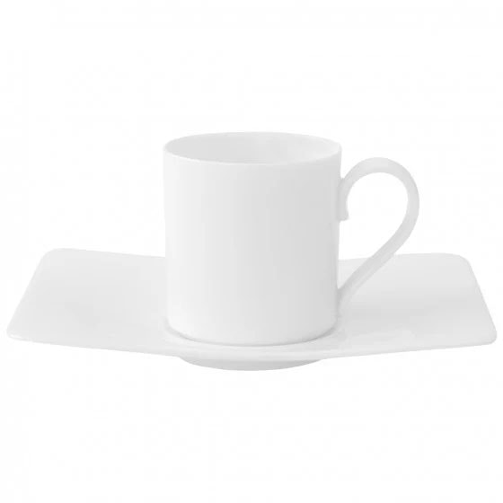 Villeroy & Boch Modern Grace Espressokopp Med Tallerken -  Espressokopper Benporselen Hvit - 36630 + 36631