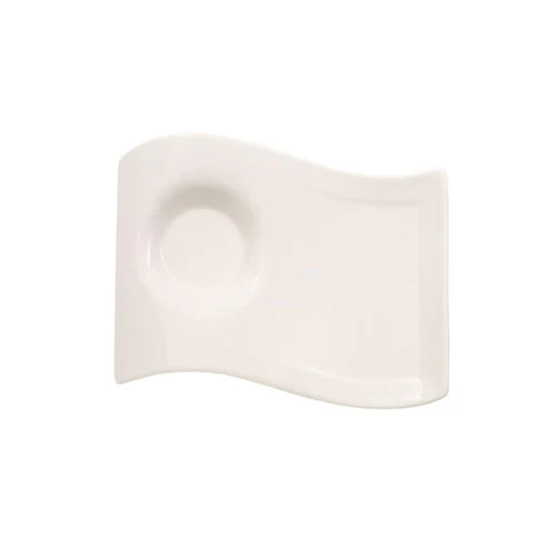 Villeroy & Boch New Wave Caff&egrave; Party Plate Liten 17x13cm -  Asjetter Porselen Hvit - 1024842831