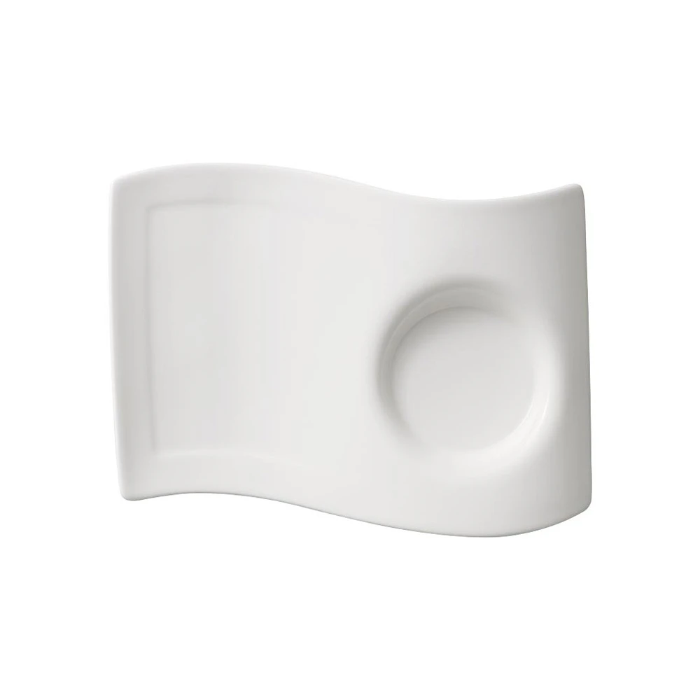 Villeroy & Boch New Wave Caffe Party Plate Medium 20x14 Cm -  Asjetter Porselen Hvit - 1024842832
