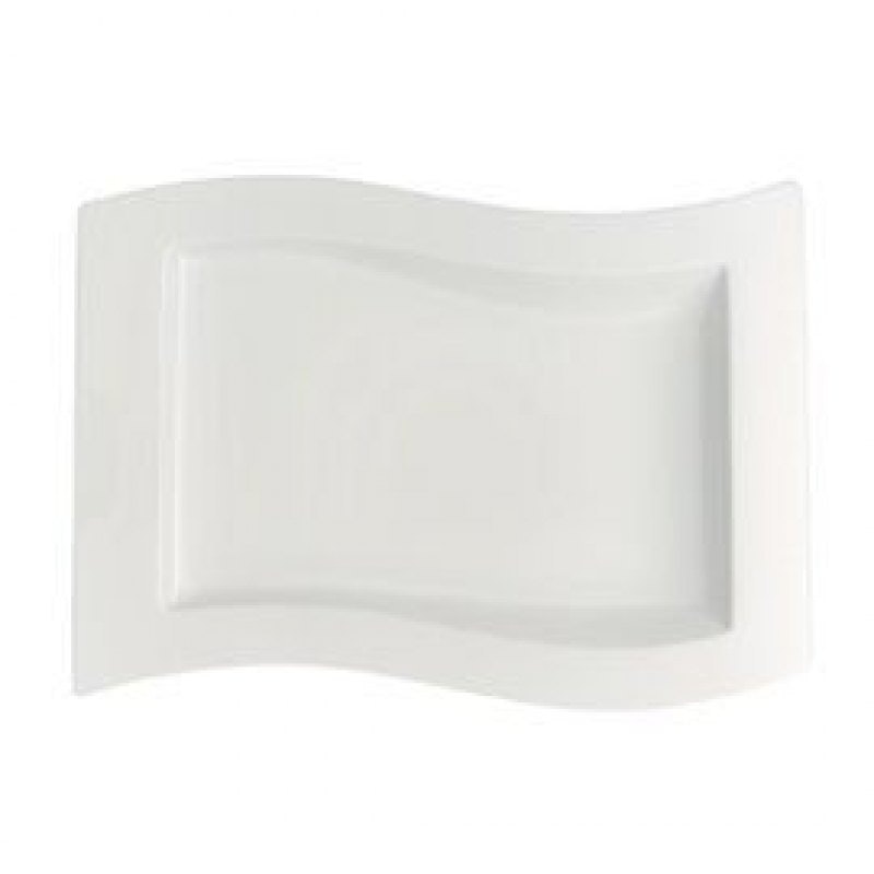 Villeroy & Boch New Wave Gourmettallerken 33x24 Cm -  Tallerkener Porselen Hvit - 1025252699