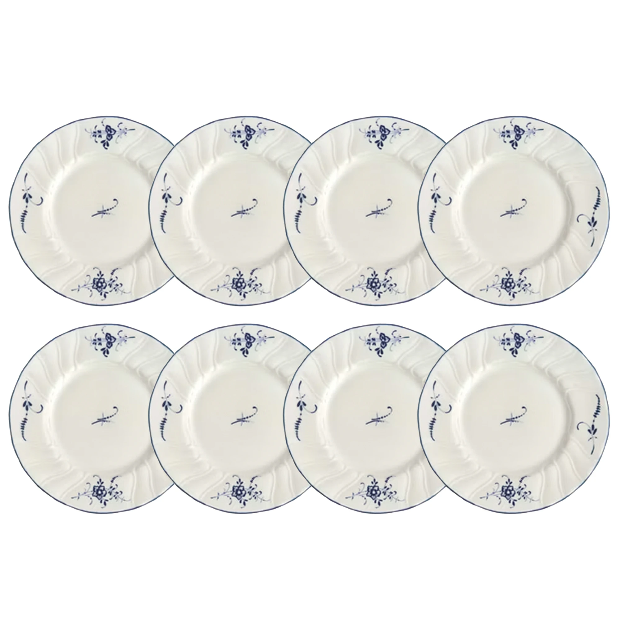 Villeroy & Boch Old Luxembourg Sidetallerken 16 Cm 8-pk - Asjetter Porselen Hvit - 1023412660X8