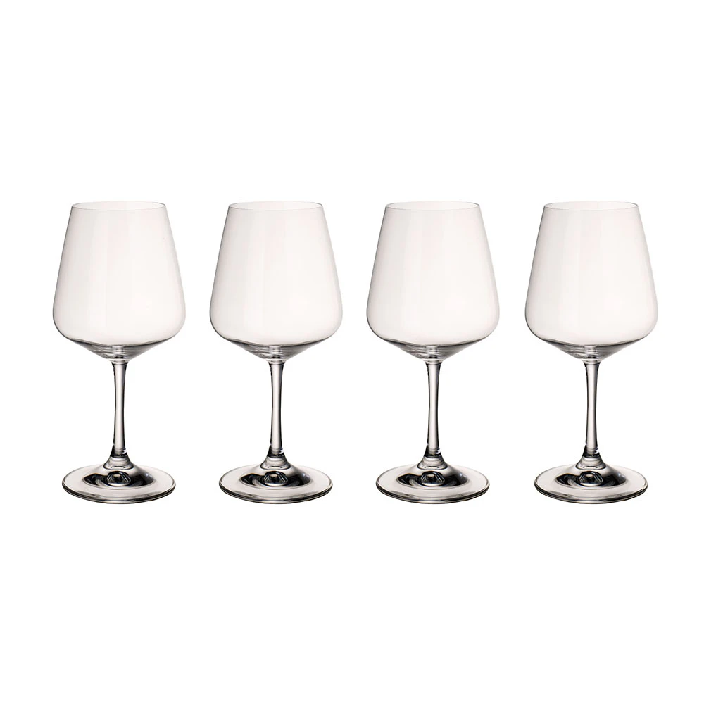Villeroy & Boch Ovid R&oslash;dvins 59 Cl 4-pk -  Vinglass Glass Klar - 1172098110