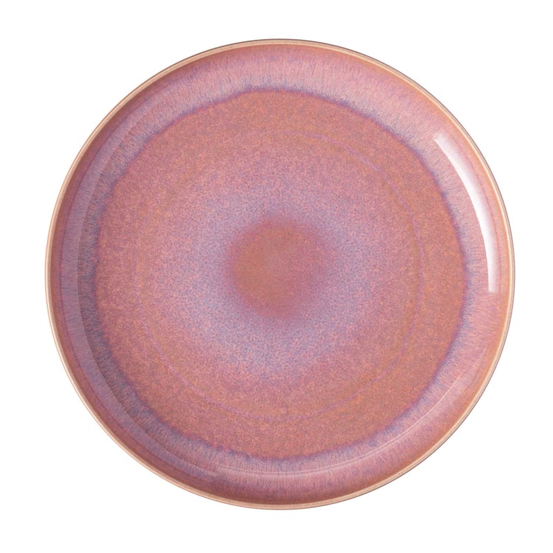 Perlemor Tallerken 27 cm, Korallfarget